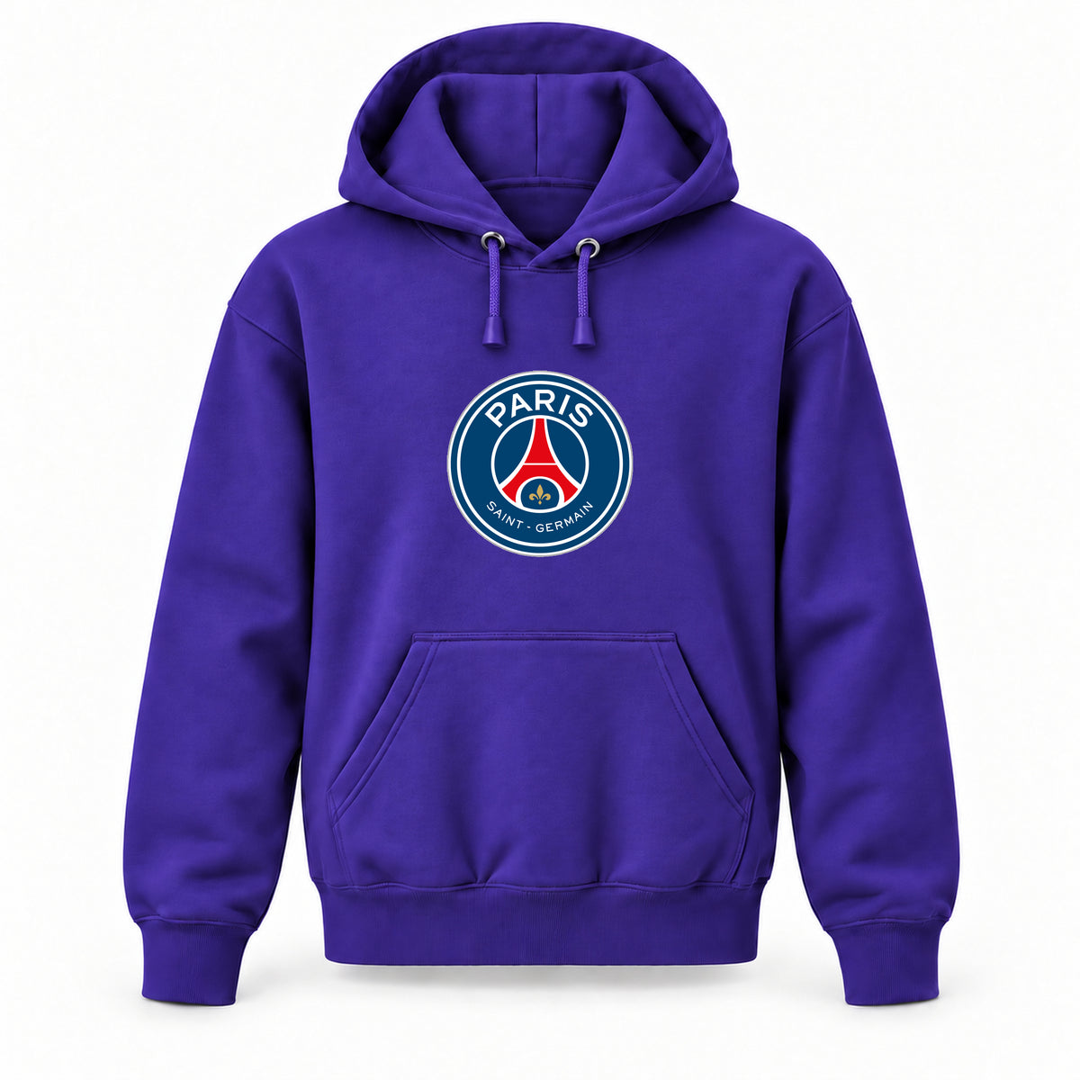 Paris Saint-Germain Soccer - Youth Large Hoodie (Ages 10–12) | Color: Purple