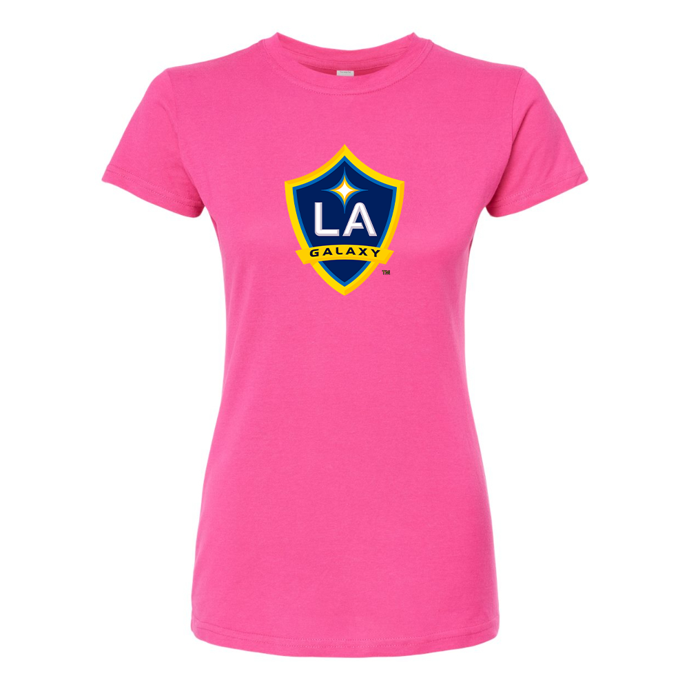 Women's LA Galaxy FC Round Neck T-Shirt