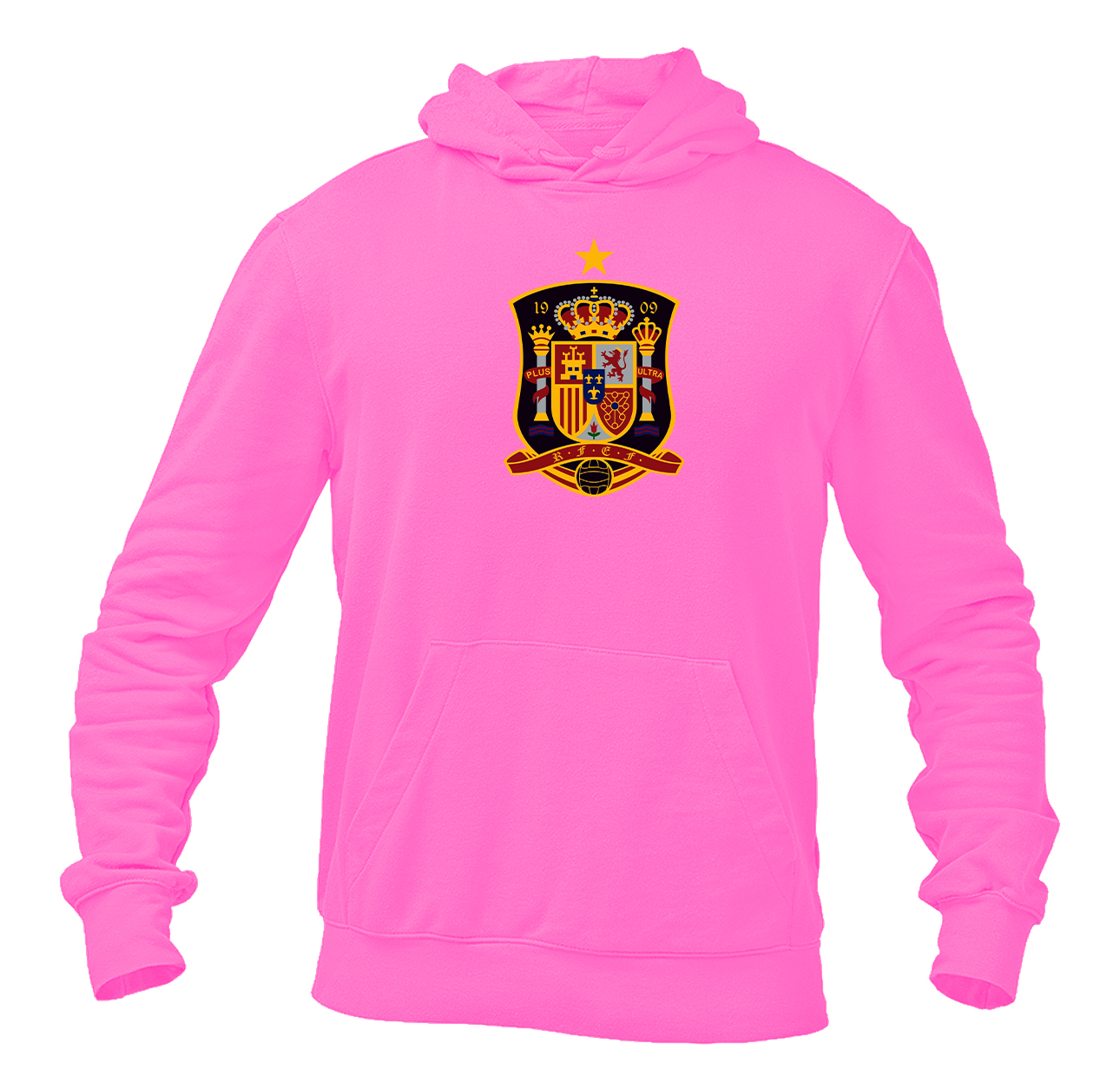 Men's Spain National Soccer Team Pullover Hoodie