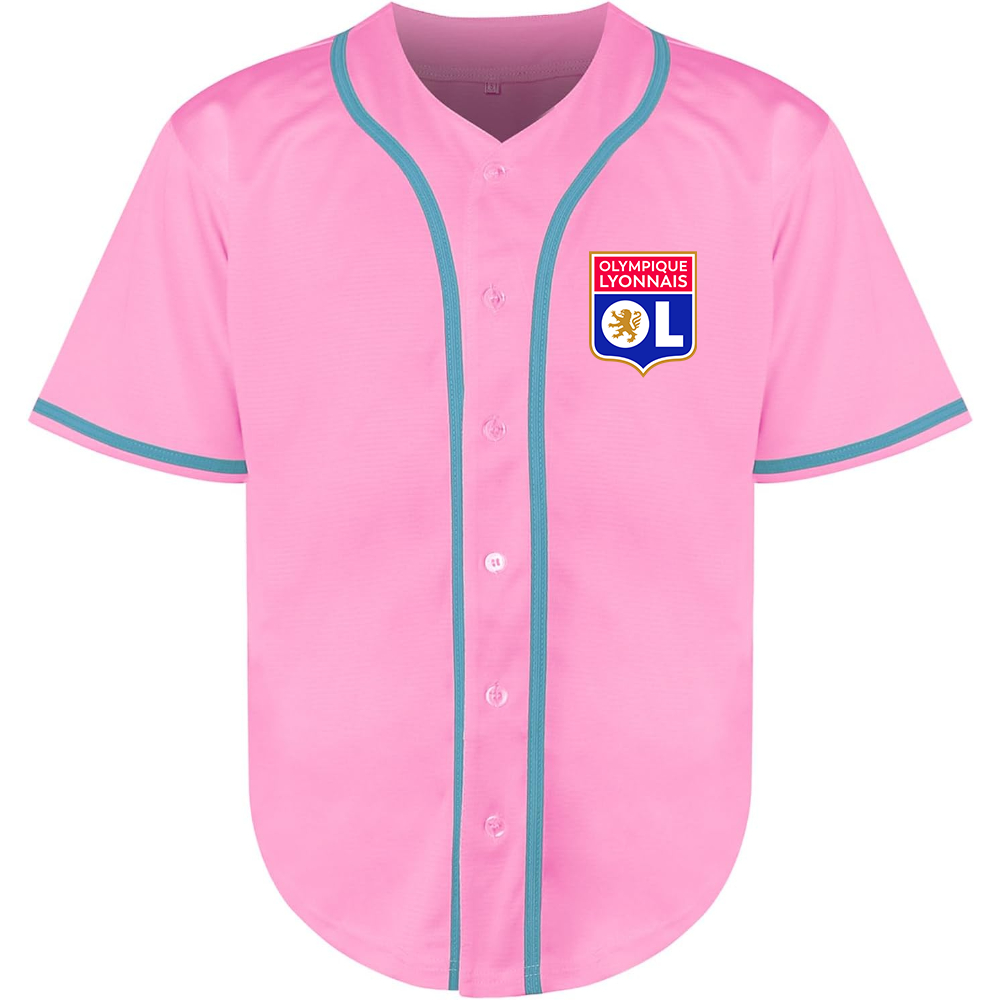 Men's Olympique Lyonnais FC Baseball Jersey