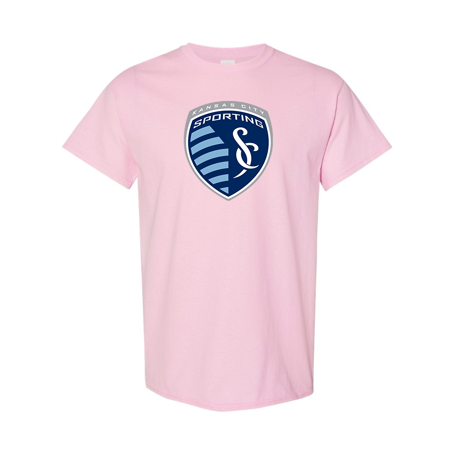 Youth Kids Sporting Kansas City FC Cotton T-Shirt