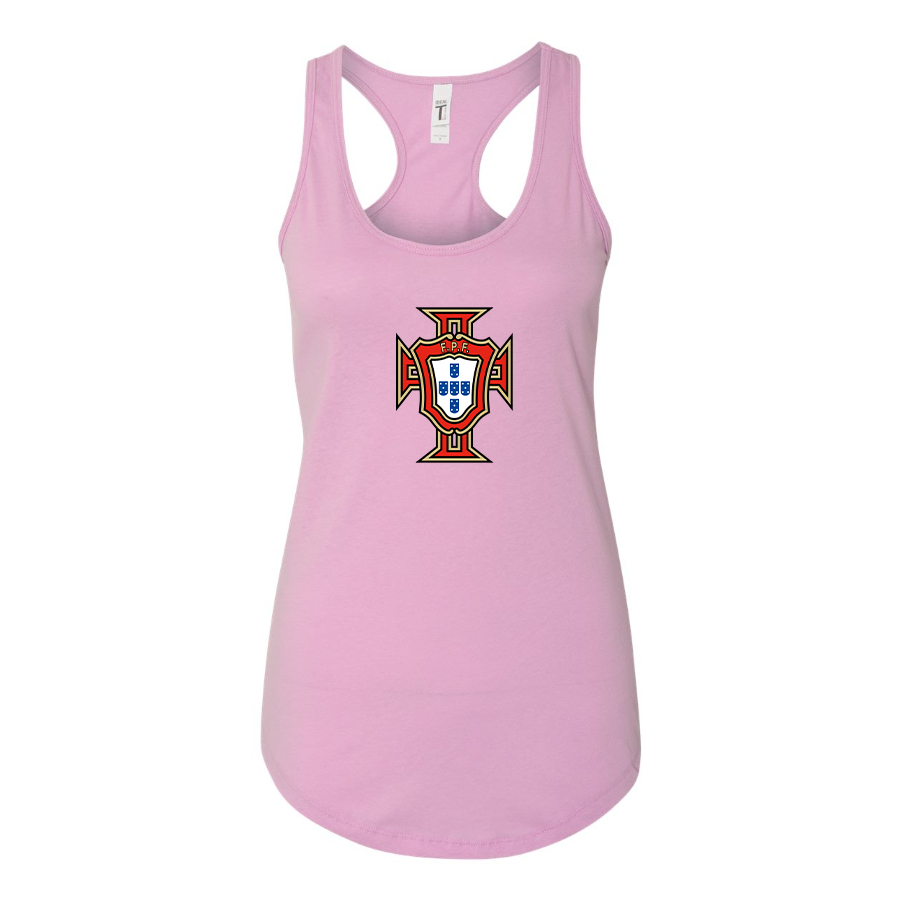 Women's Portugal National Soccer Team Racerback Tank Top