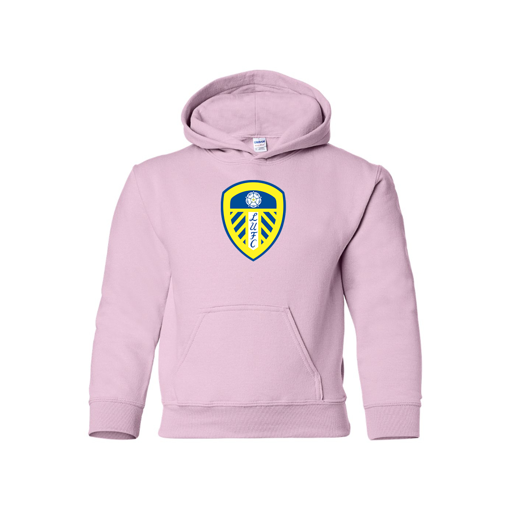 Youth Kids Leeds United Football Club Pullover Hoodie