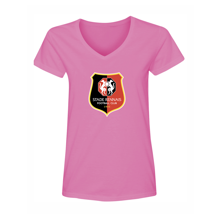 Women's Stade Rennais FC V-Neck T-Shirt