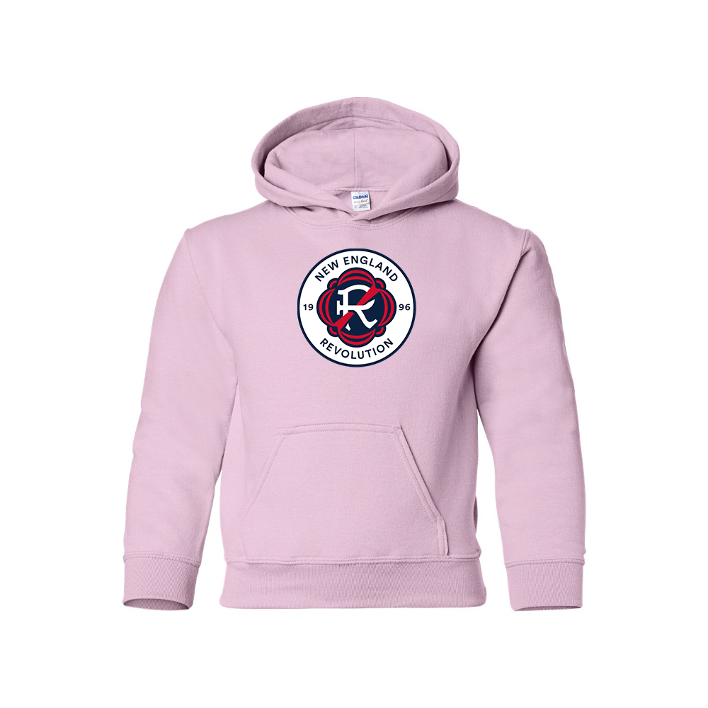 Youth Kids New England Revolution FC Pullover Hoodie