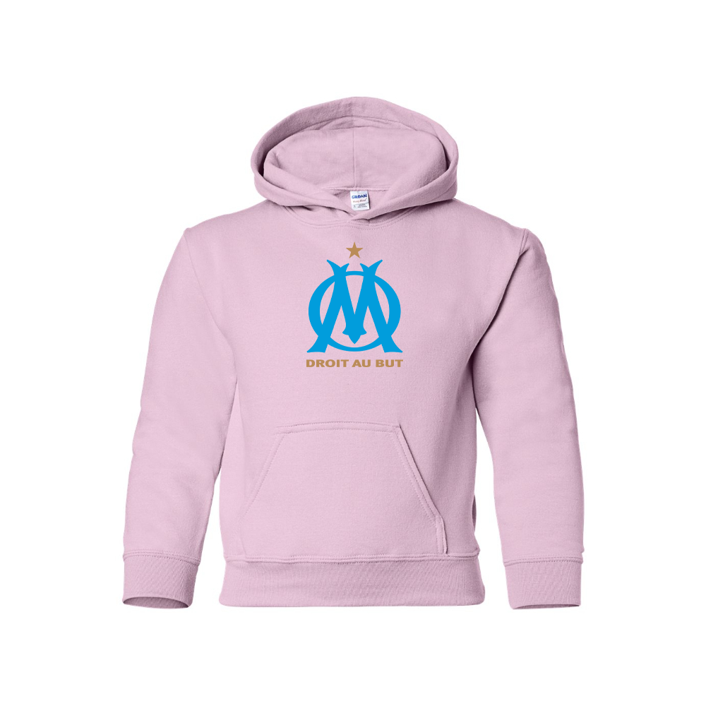 Youth Kids Olympique de Marseille FC Pullover Hoodie