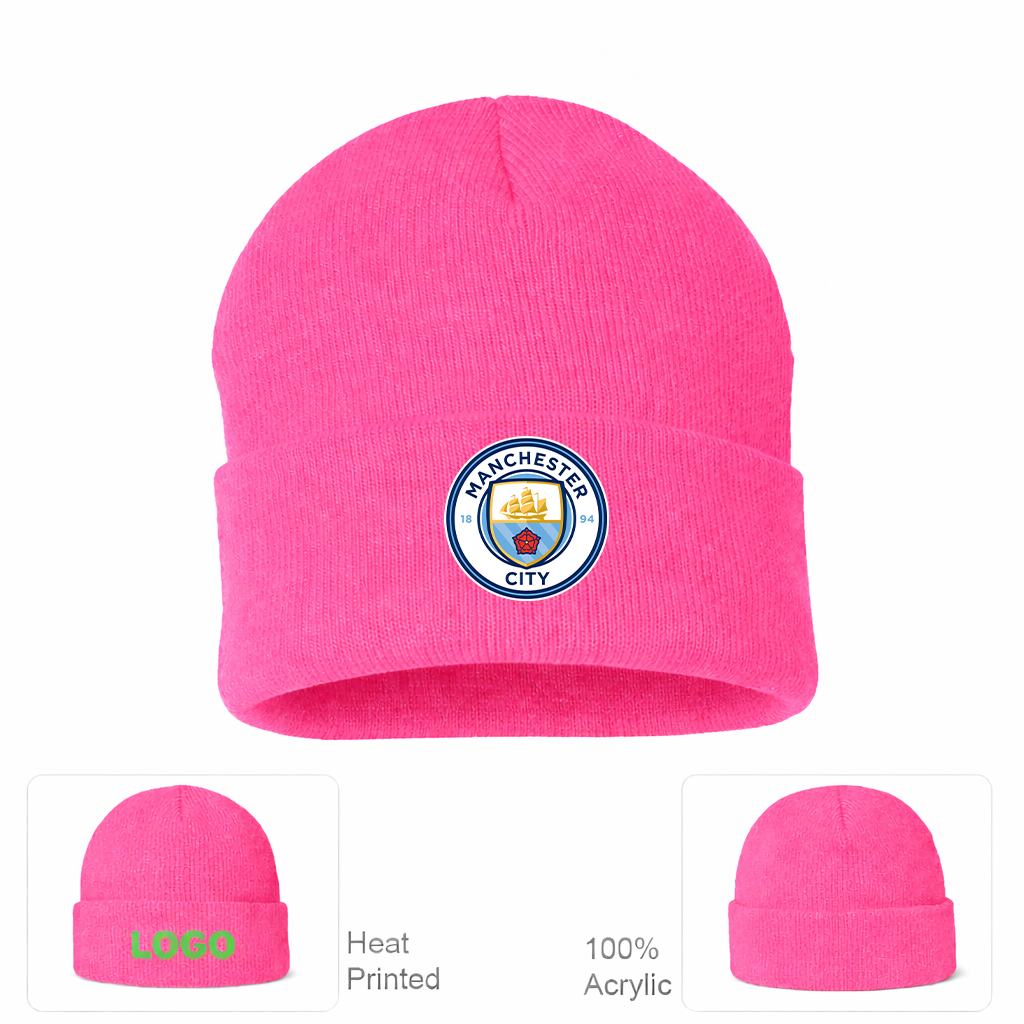Manchester City Soccer Beanie Hat