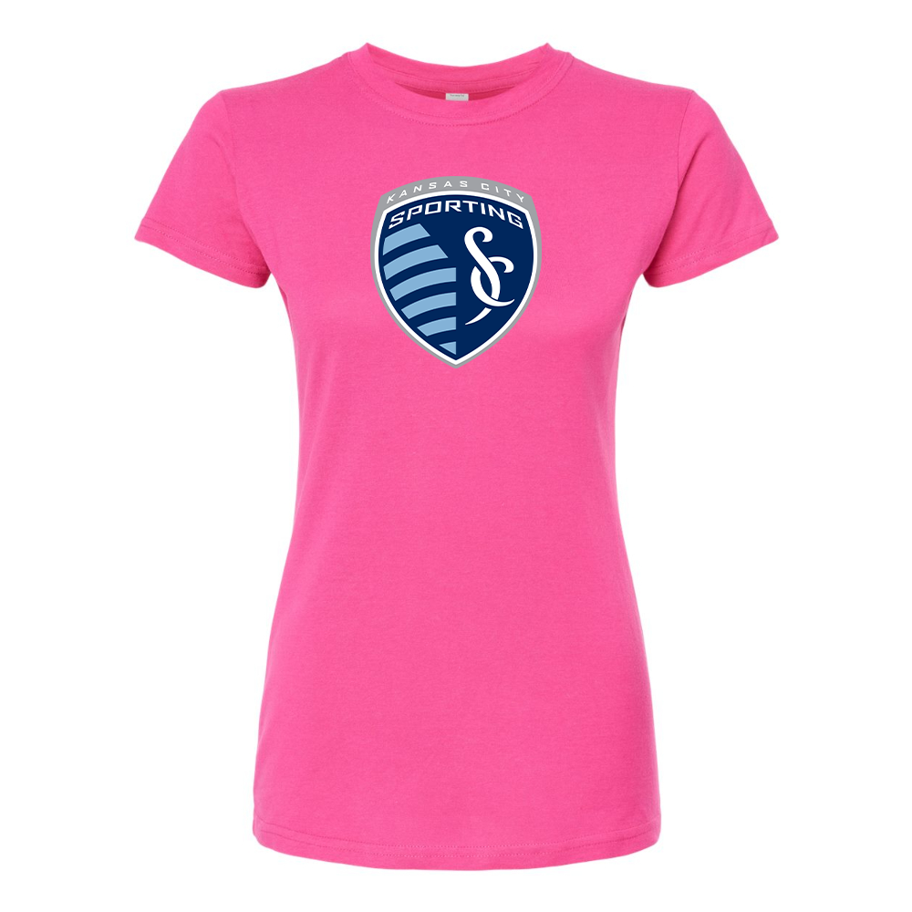 Women's Sporting Kansas City FC Round Neck T-Shirt