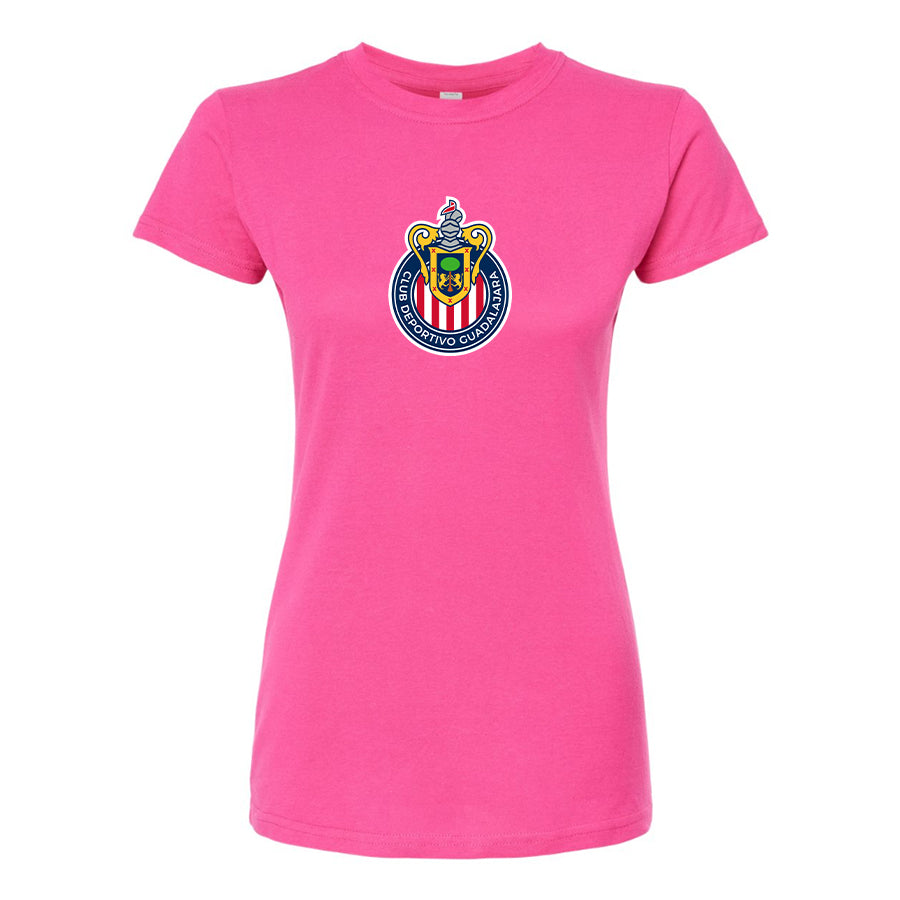 Women's Chivas Football Club Round Neck T-Shirt