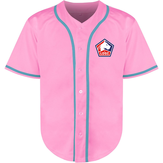 Men's Lille Olympique FC Baseball Jersey