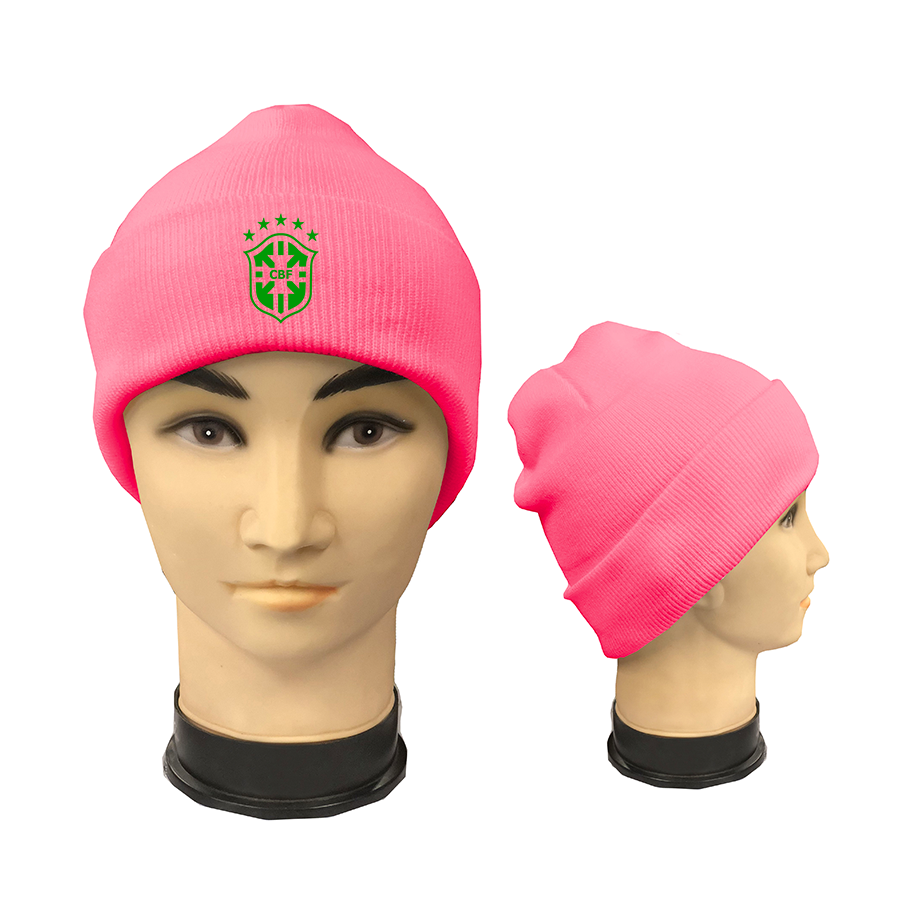 Brazil Soccer Beanie Hat