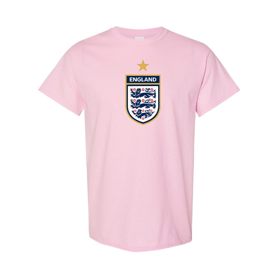 Youth Kids England National Soccer Team Cotton T-Shirt