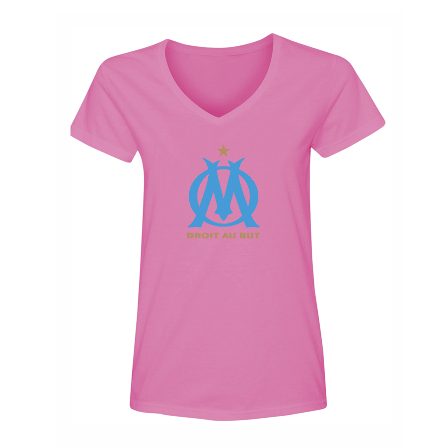 Women's Olympique de Marseille FC V-Neck T-Shirt