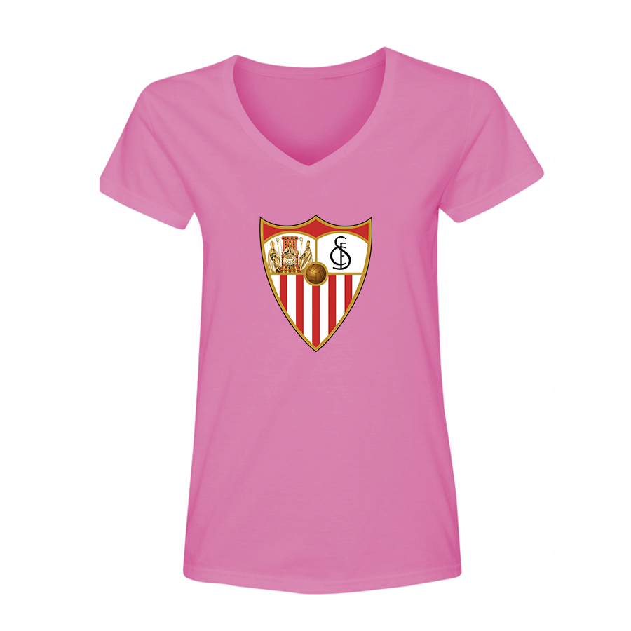 Women's Sevilla FC V-Neck T-Shirt