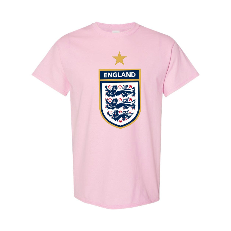 Men's England National Soccer Team Cotton T-Shirt