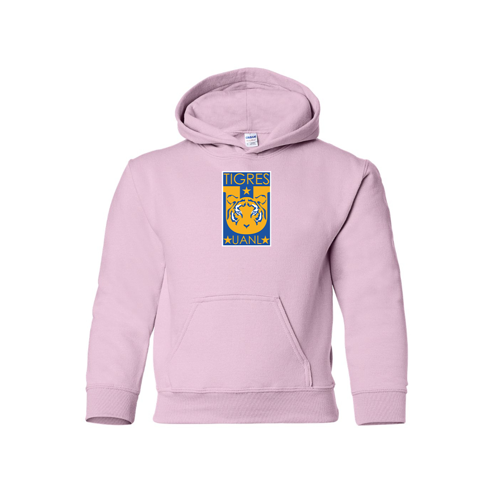 Youth Kids Tigres UANL FC Pullover Hoodie