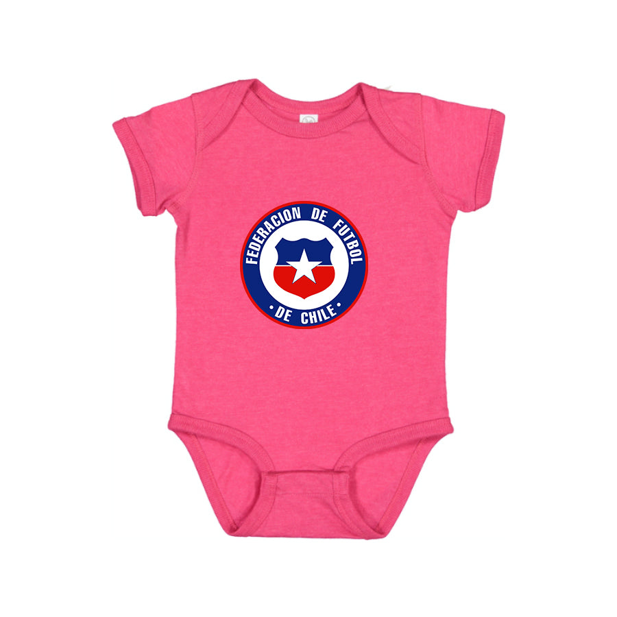 Chile National SoccerTeam  Baby Romper Onesie