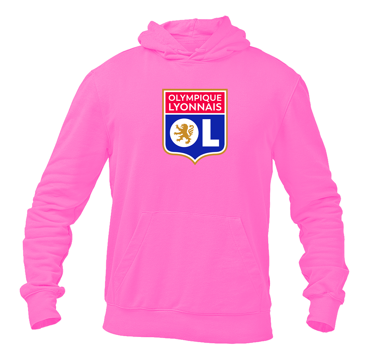 Men's Olympique Lyonnais FC Pullover Hoodie