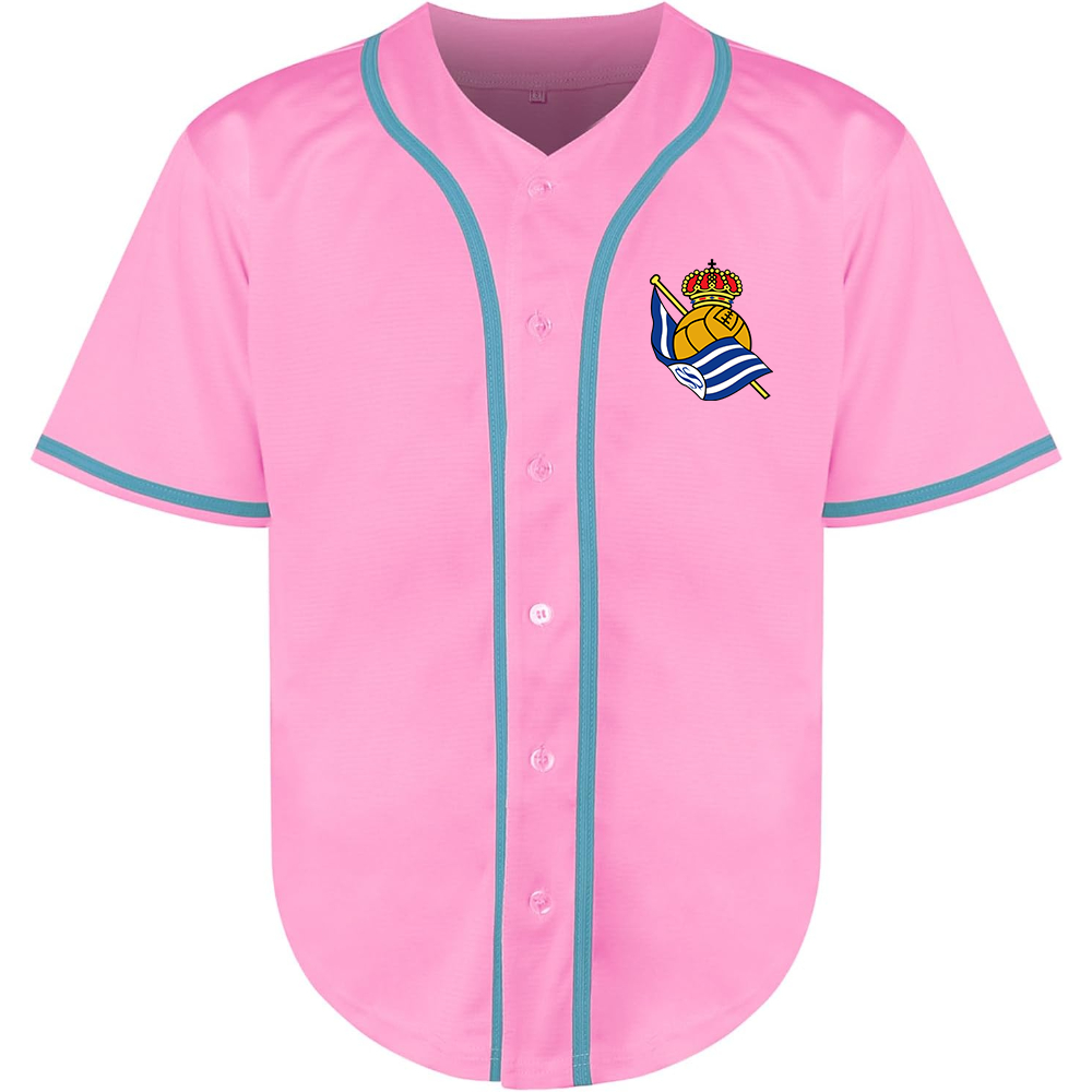 Men's Real Sociedad FC Baseball Jersey