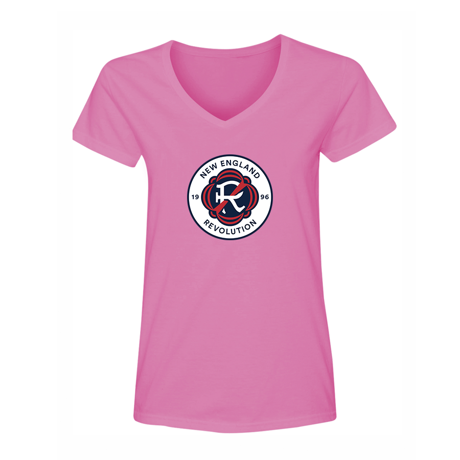 Women's New England Revolution FC V-Neck T-Shirt