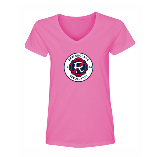 Women's New England Revolution FC V-Neck T-Shirt