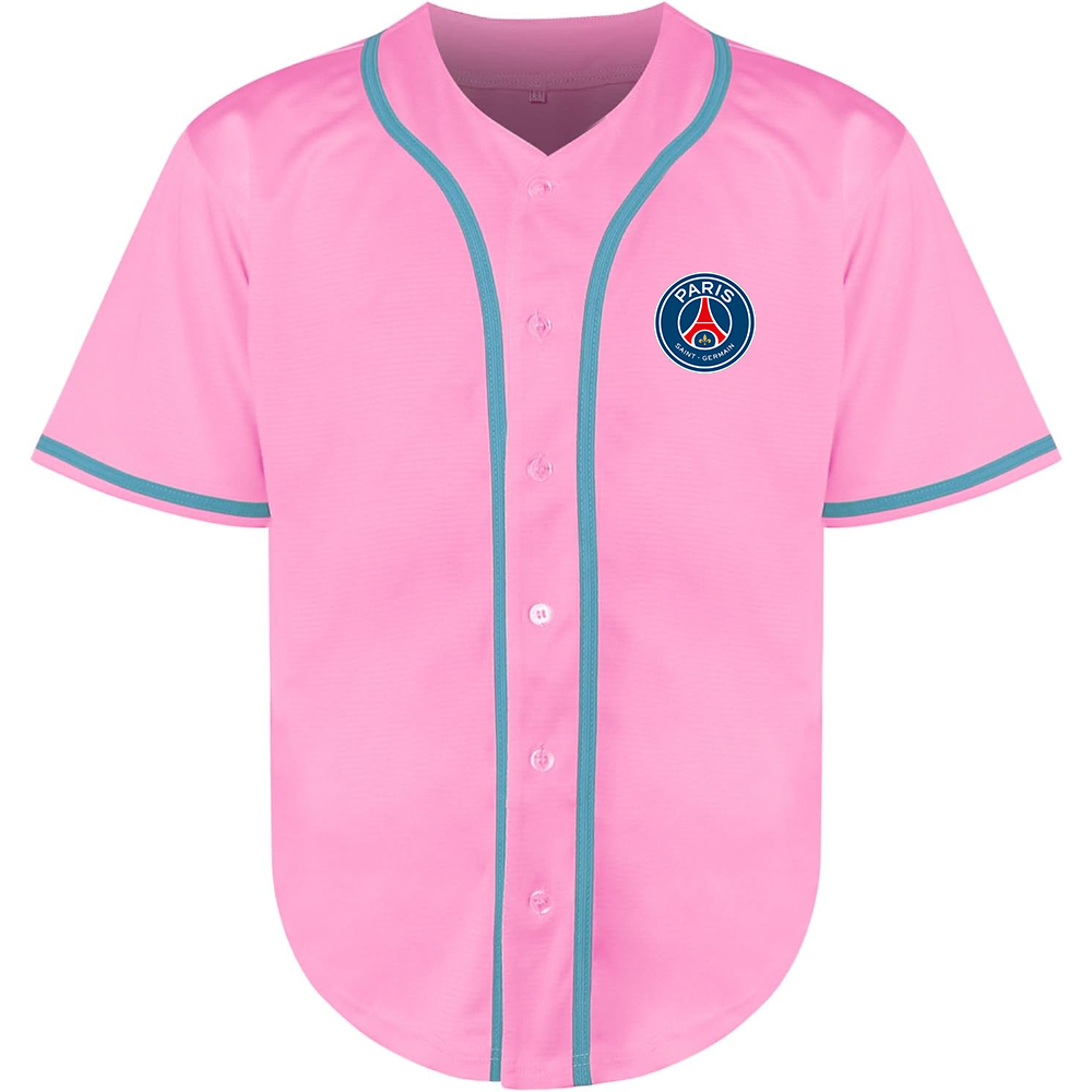 Men's Paris Saint-Germain Soccer Baseball Jersey