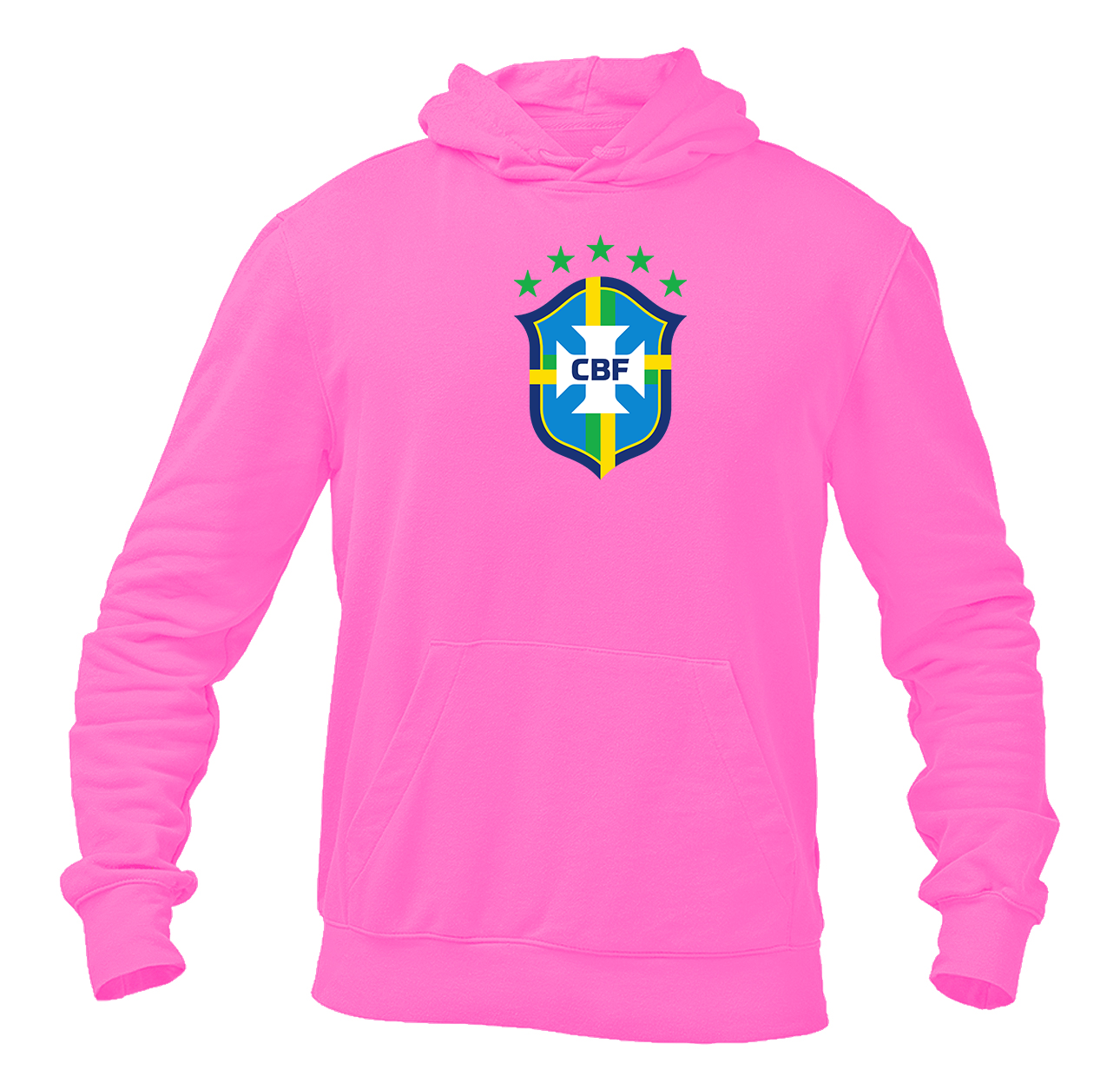 Men's Brazil National Soccer Team Pullover Hoodie