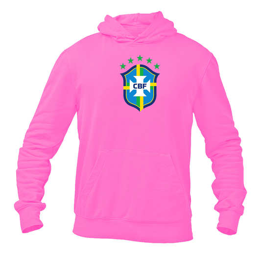 Men's Brazil National Soccer Team Pullover Hoodie