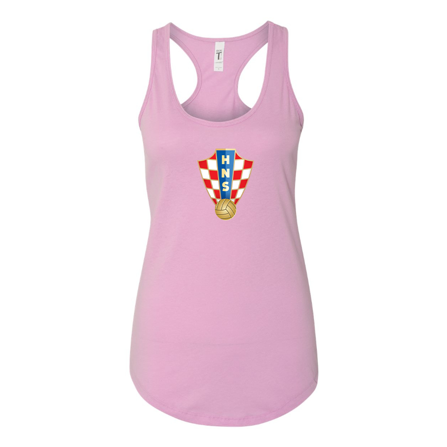 Women's Croatia National Soccer Team Racerback Tank Top