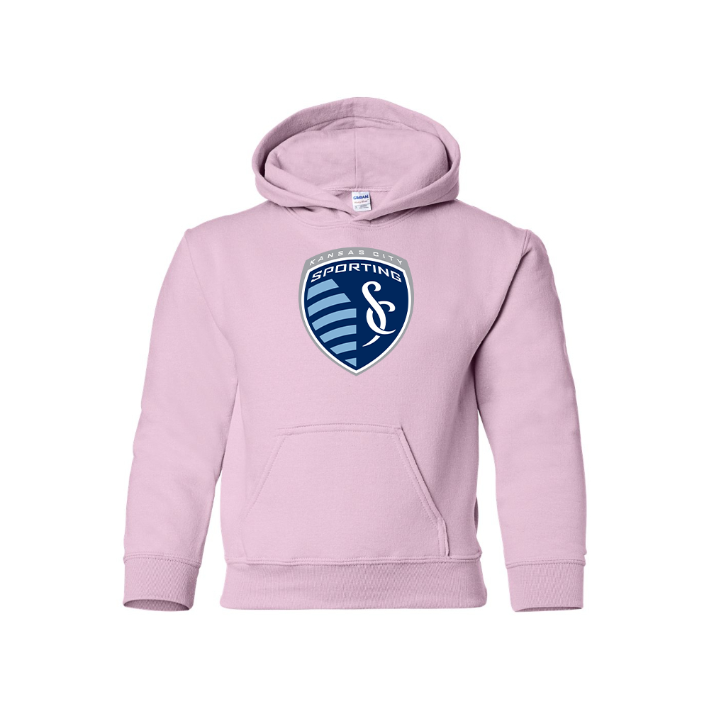 Youth Kids Sporting Kansas City FC Pullover Hoodie