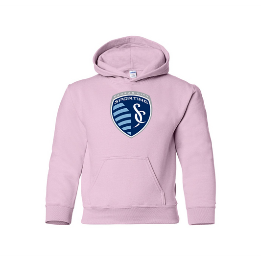 Youth Kids Sporting Kansas City FC Pullover Hoodie