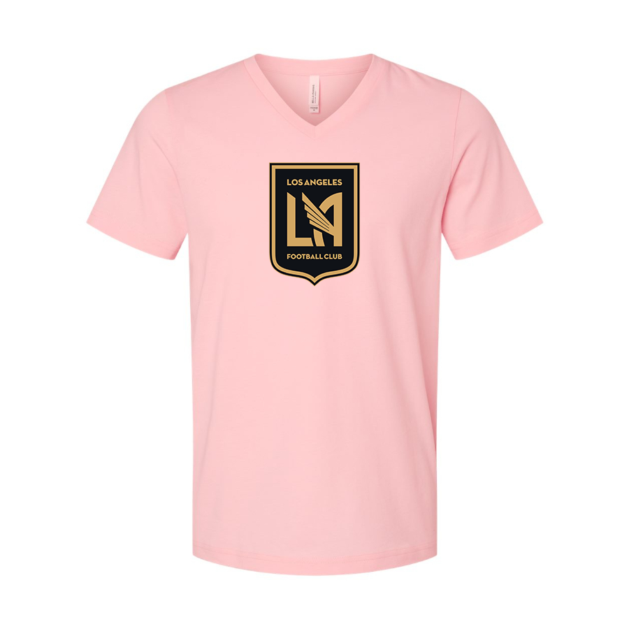 Men’s LAFC Los Angeles Football Club - BELLA + CANVAS - Jersey V-Neck Tee - 3005