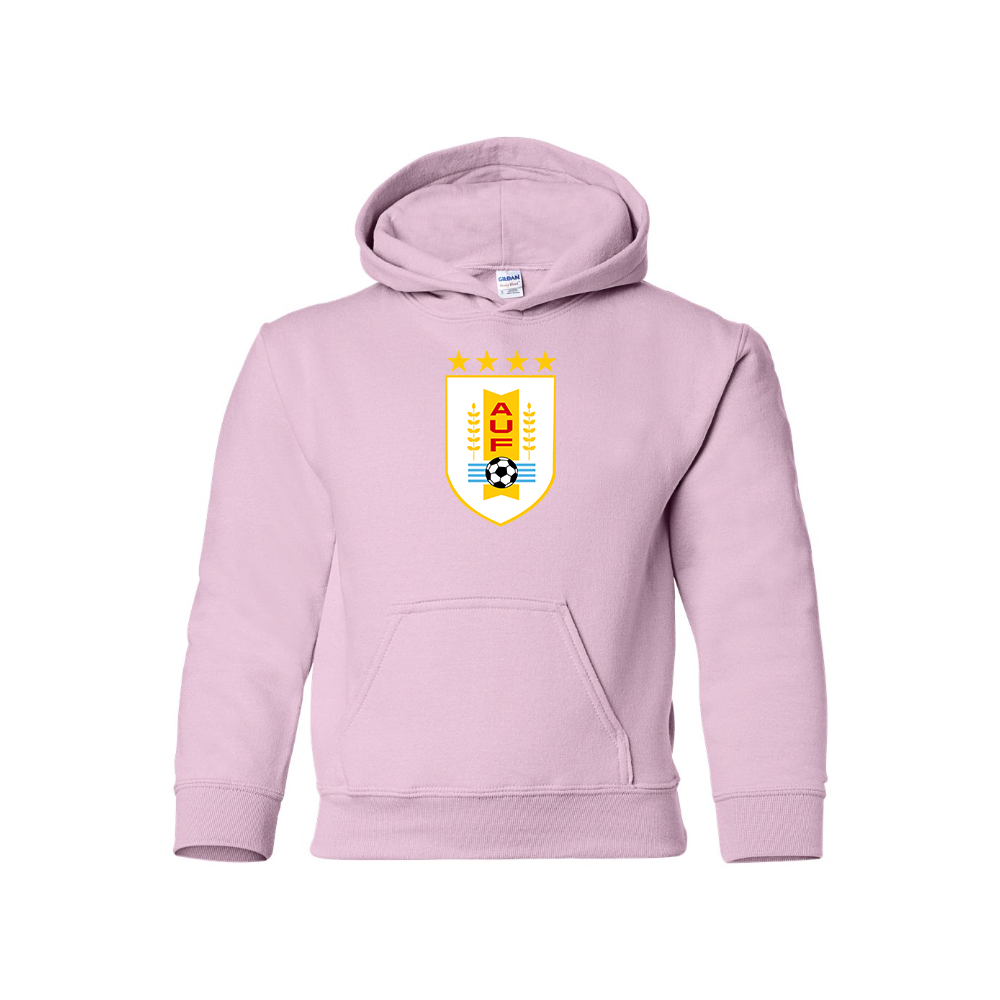 Youth Kids Uruguay National Soccer Team Pullover Hoodie