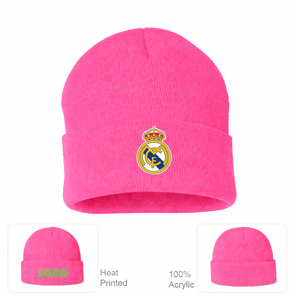 Real Madrid Soccer Beanie Hat