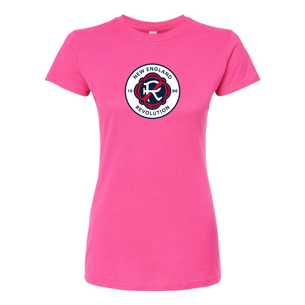 Women's New England Revolution FC Round Neck T-Shirt