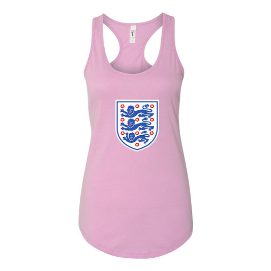 Women's England National Football Team Racerback Tank Top