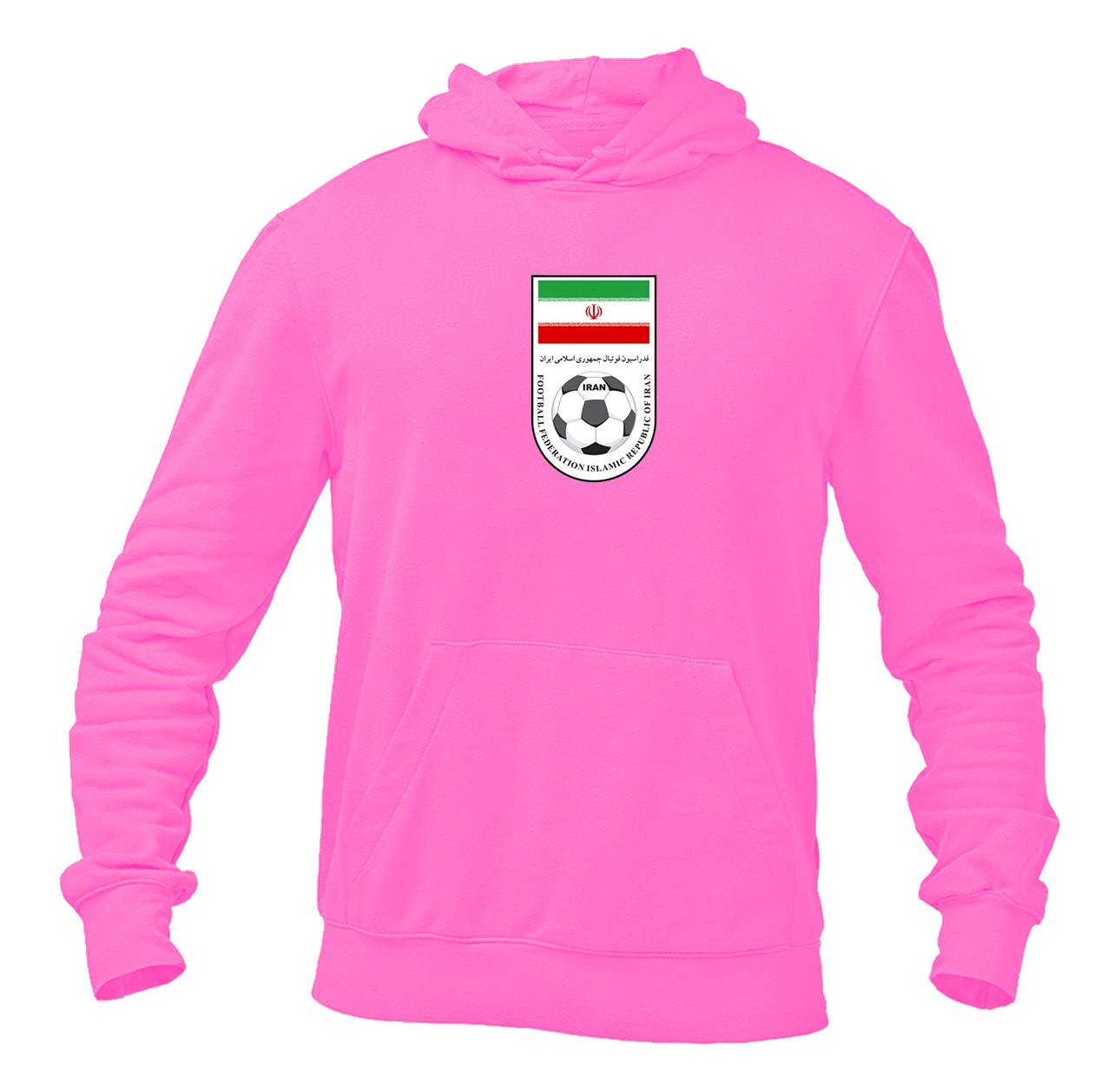 Men's Iran National Soccer Team Pullover Hoodie