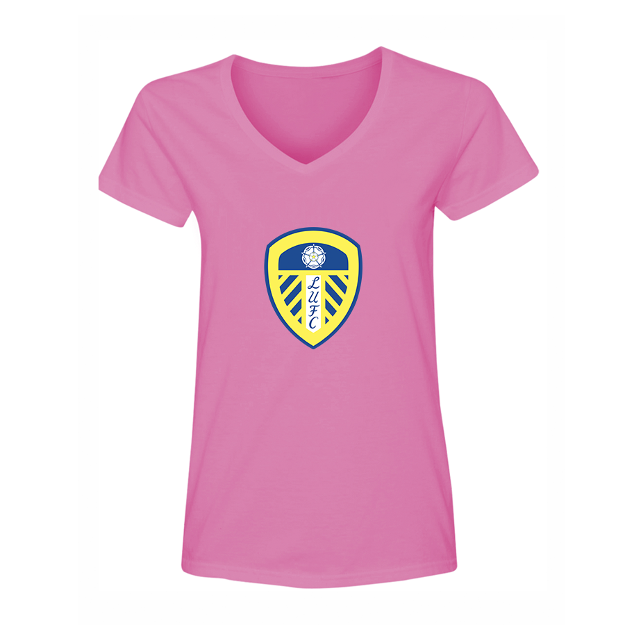 Women's Leeds United Football Club V-Neck T-Shirt