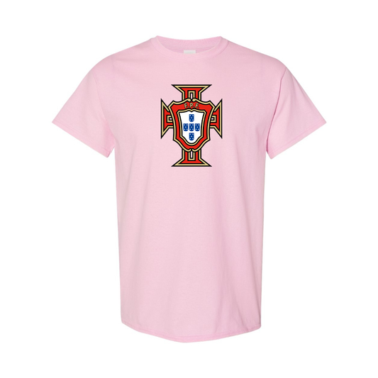 Men's Portugal National Soccer Team Cotton T-Shirt