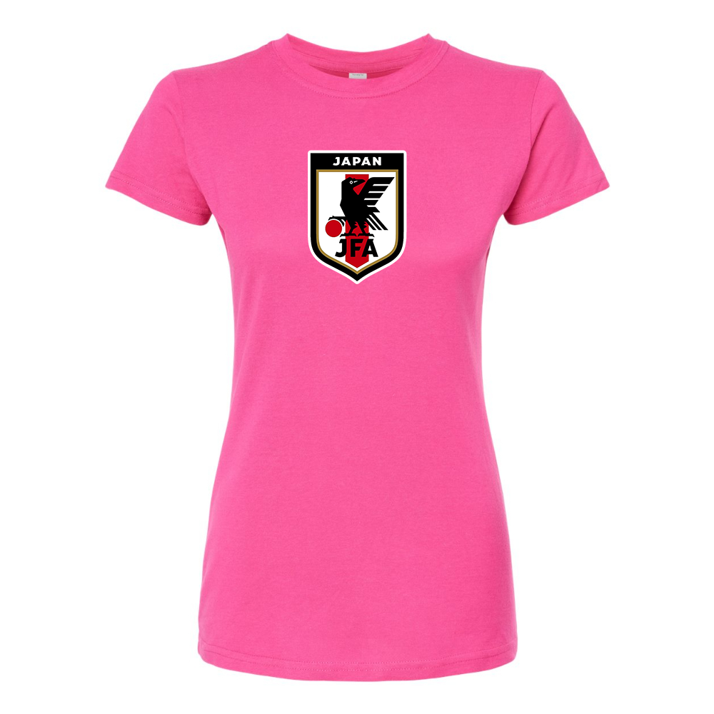 Women's Japan National Soccer Team Round Neck T-Shirt