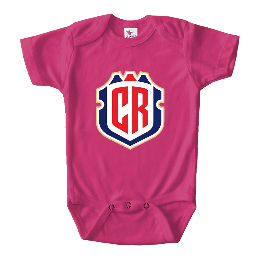 Costa Rica National Soccer Team Baby Romper Onesie