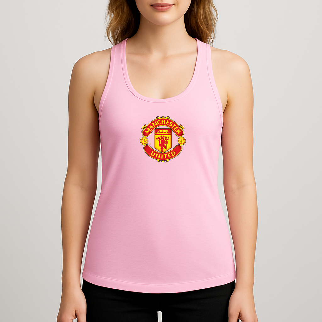 Women's Manchester United Soccer Racerback Tank Top
