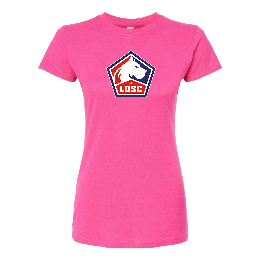 Women's Lille Olympique FC Round Neck T-Shirt