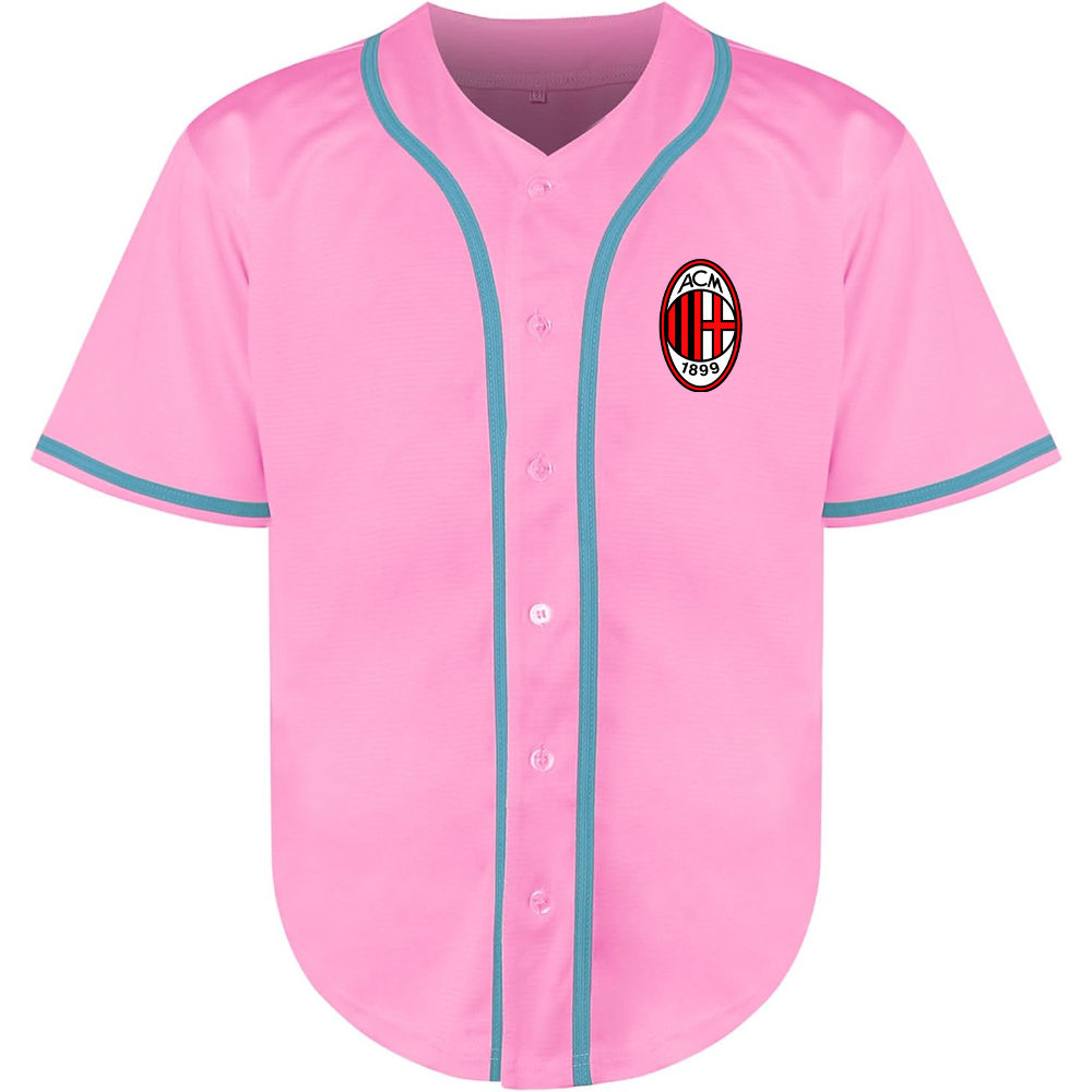 Men’s AC Milan Soccer Baseball Jersey