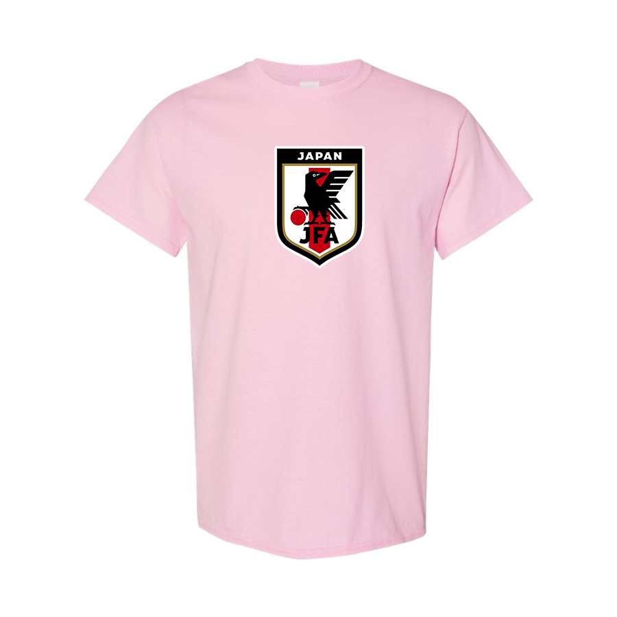 Youth Kids Japan National Soccer Team Cotton T-Shirt