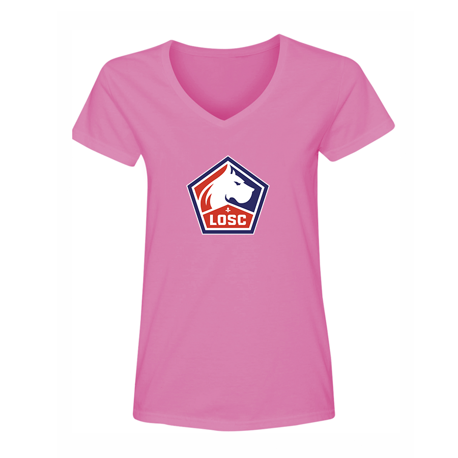 Women's Lille Olympique FC V-Neck T-Shirt