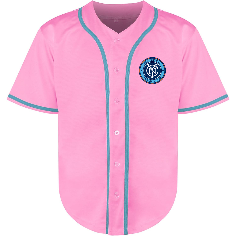 Men's New York City FC Baseball Jersey