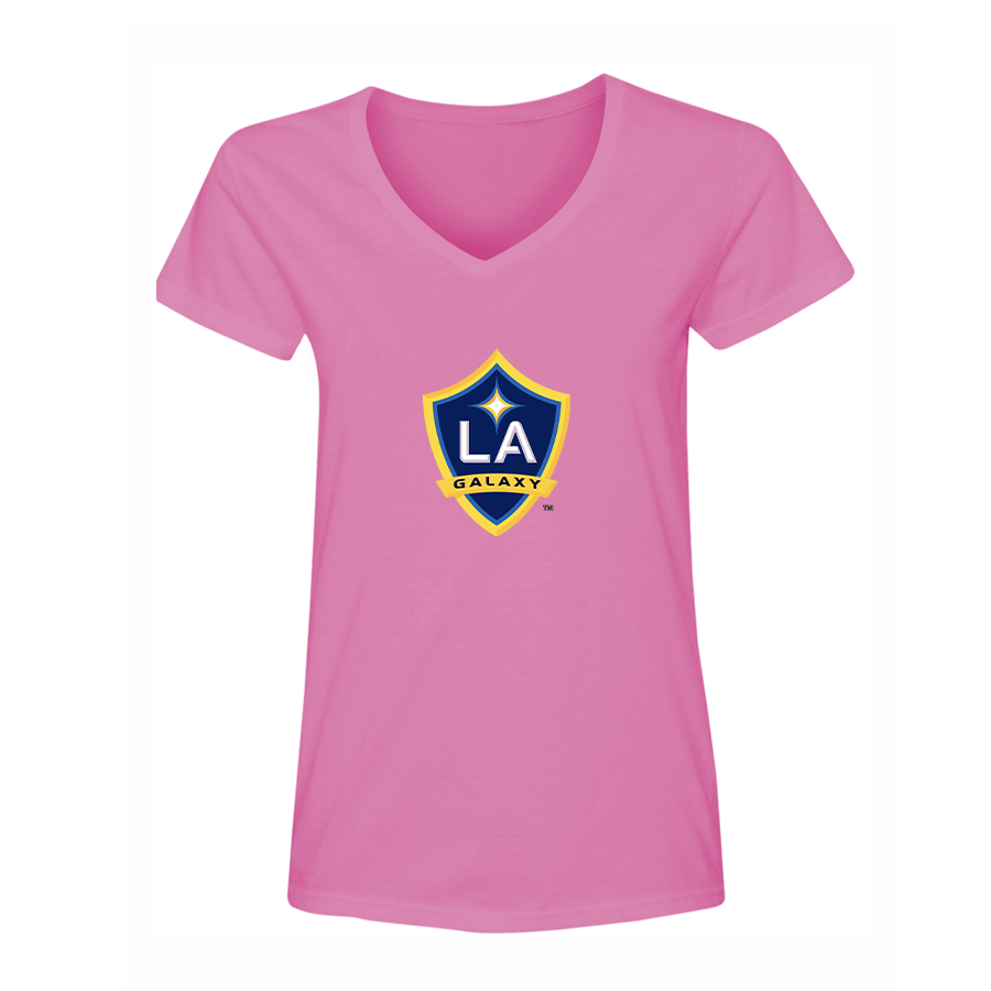 Women's LA Galaxy FC V-Neck T-Shirt