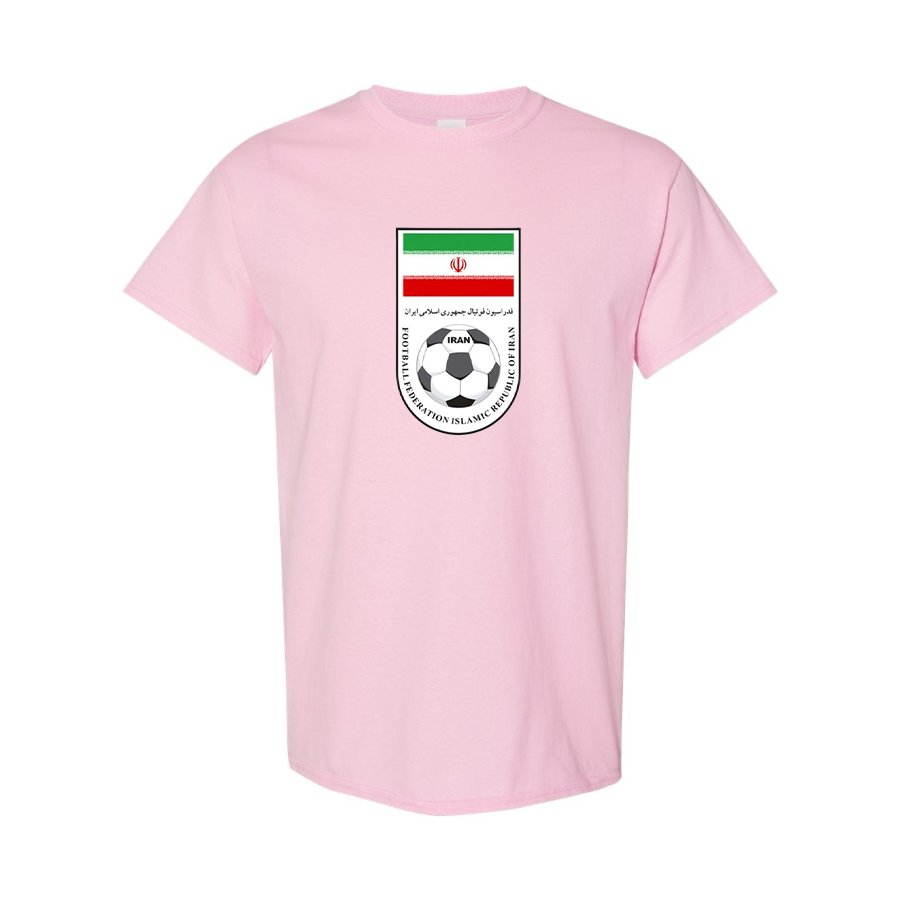 Youth Kids Iran National Soccer Team Cotton T-Shirt