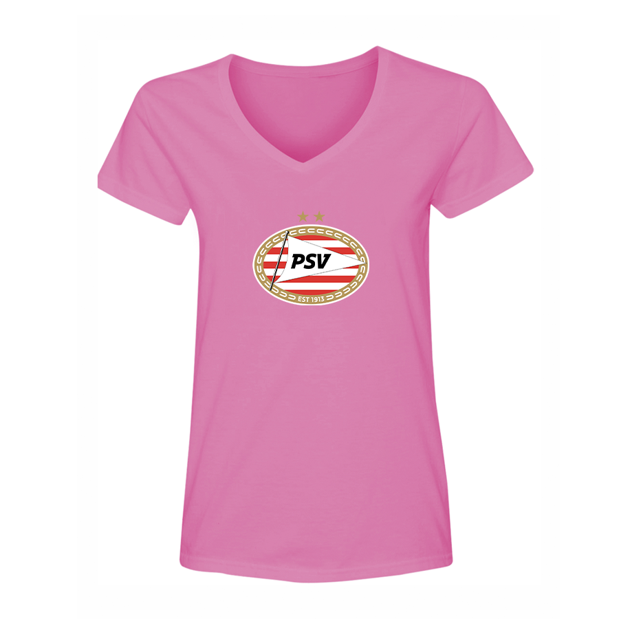 Women's PSV Eindhoven FC V-Neck T-Shirt